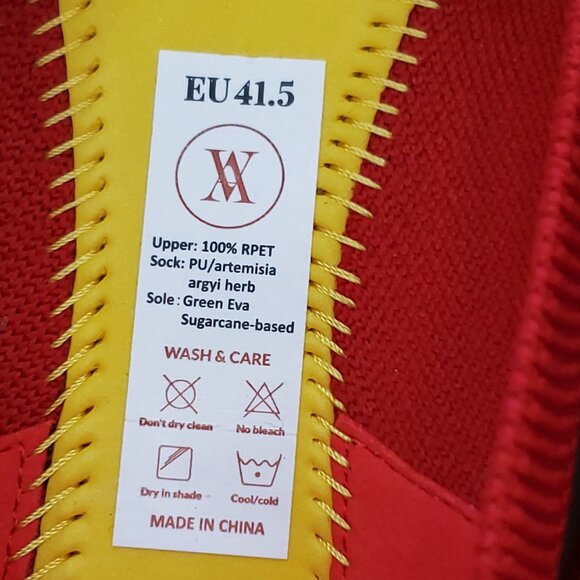 Vivaia Claire Walker Round-Toe Walking Flats in Ruby Red Size 41.5 - Picture 9 of 11